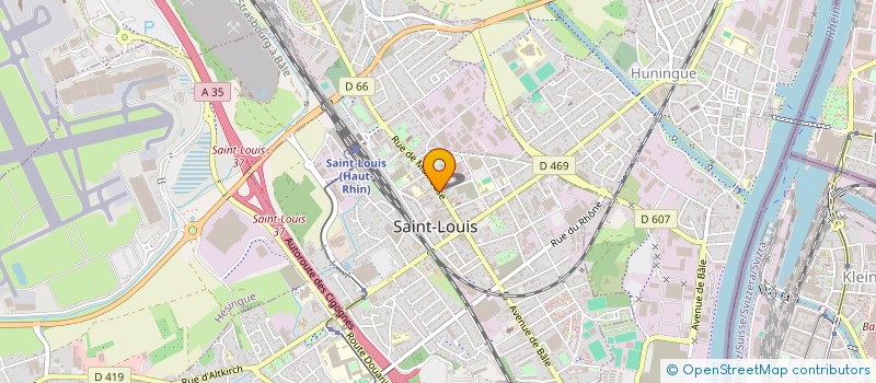 localisation de l'entreprise HESTIA IMMOBILIER à SAINT-LOUIS