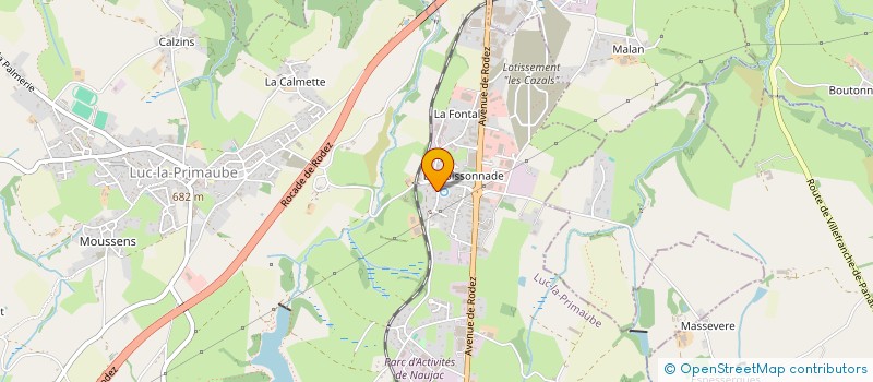 localisation de l'entreprise HESTIA INFINITY  LUC-LA-PRIMAUBE