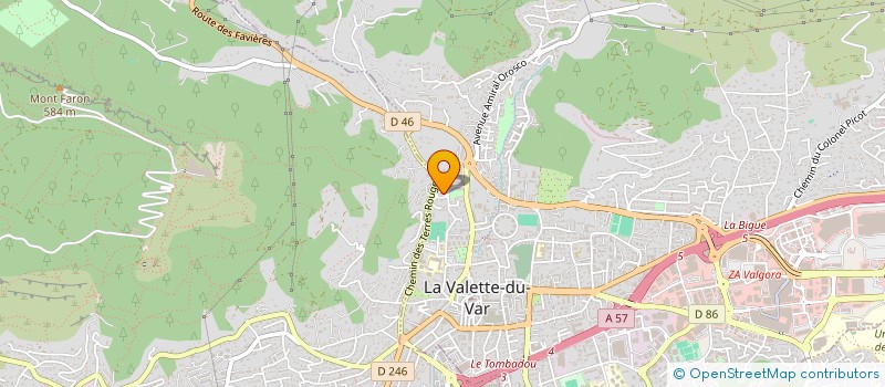 localisation de l'entreprise HESTIA INTERIEUR à LA VALETTE-DU-VAR