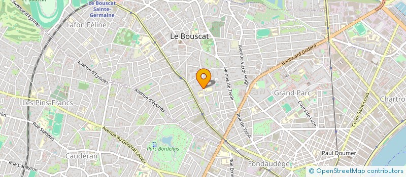 localisation de l'entreprise HESTIA INTERIORS  LE BOUSCAT