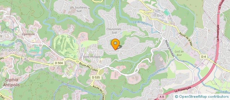 localisation de l'entreprise HESTIA INVEST  BIOT