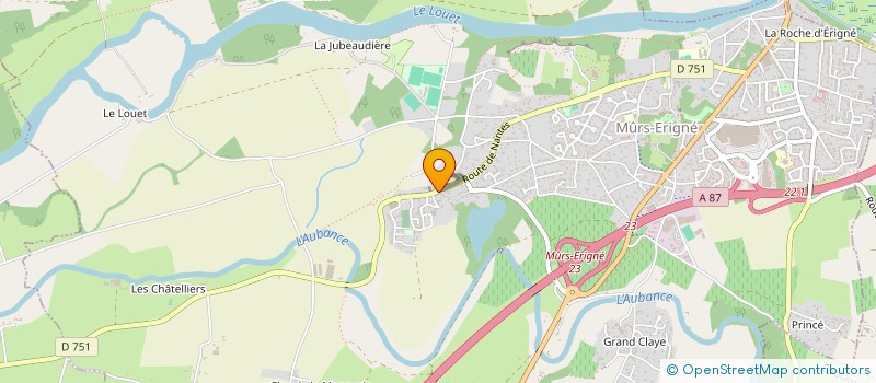 localisation de l'entreprise HESTIA INVEST  MURS-ERIGNE