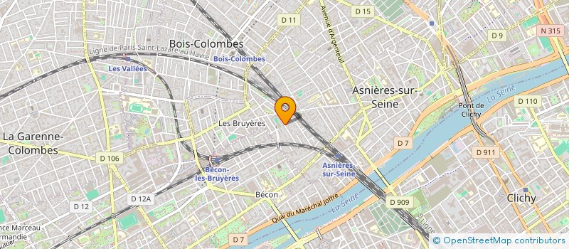 localisation de l'entreprise HESTIA INVEST à ASNIERES-SUR-SEINE