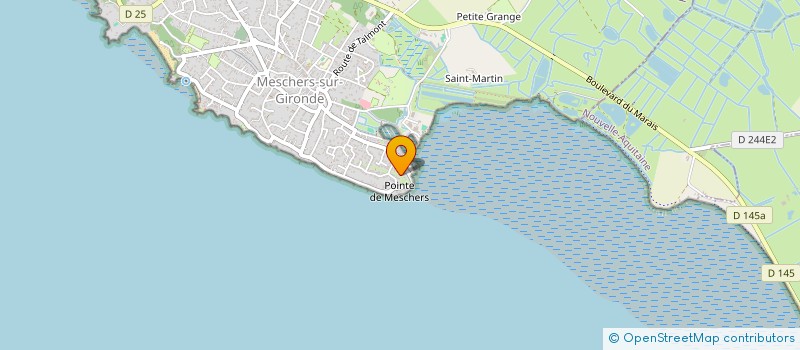 localisation de l'entreprise HESTIA MARITIME à MESCHERS-SUR-GIRONDE