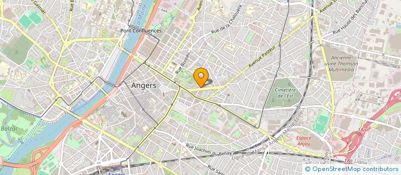 localisation de l'entreprise HESTIA PRO à ANGERS