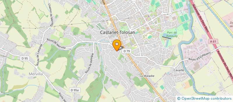 localisation de l'entreprise HESTIA RB à CASTANET-TOLOSAN