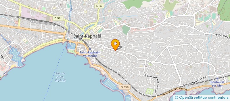 localisation de l'entreprise HESTIA RENOV à SAINT-RAPHAEL