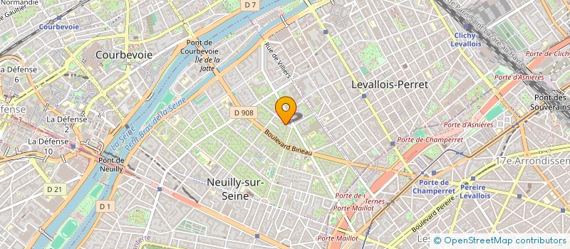 localisation de l'entreprise HESTIA SELECTION à NEUILLY-SUR-SEINE