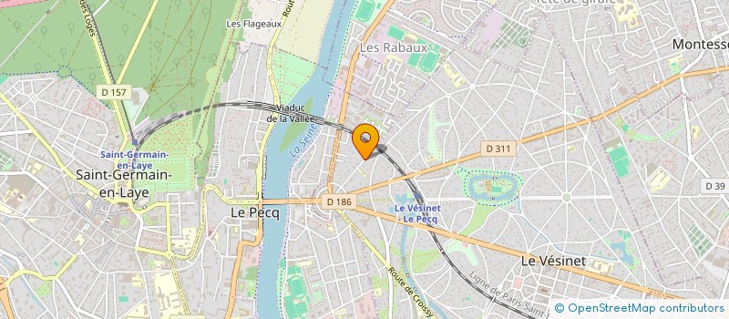 localisation de l'entreprise HESTIA & SOKARIS à LE VESINET