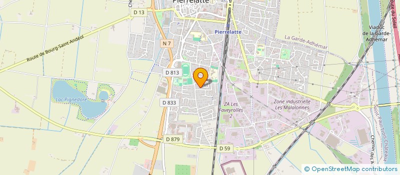 localisation de l'entreprise HESTIA TL  PIERRELATTE