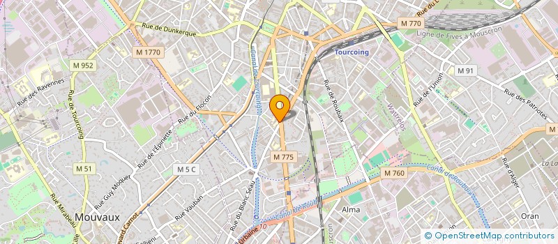 localisation de l'entreprise HESTIA TL HOLDING  TOURCOING