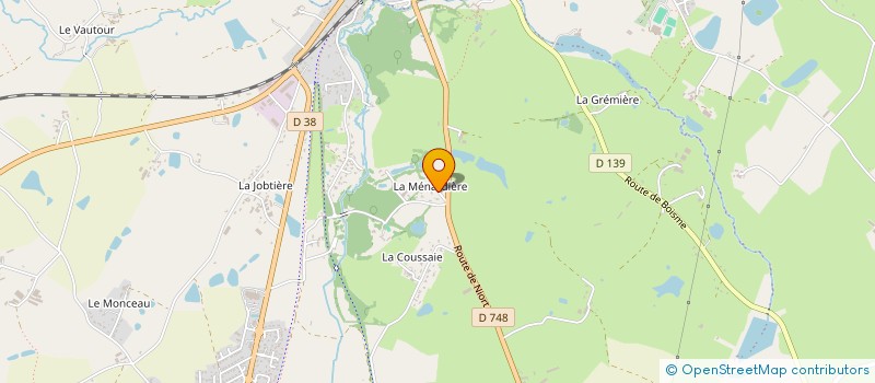 localisation de l'entreprise HESTIAGON  BRESSUIRE