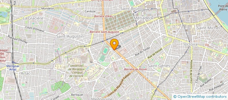 localisation de l'entreprise HESTIAM à BORDEAUX