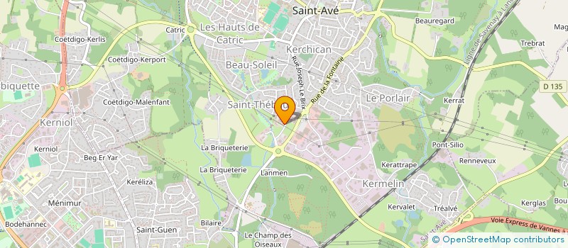 localisation de l'entreprise HESTIM  SAINT-AVE