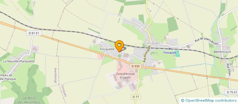 localisation de l'entreprise HESTIMMO  TINCQUES