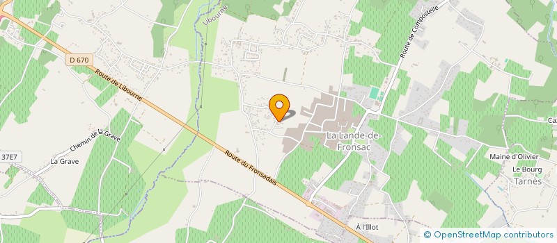 localisation de l'entreprise HESTO  LA LANDE-DE-FRONSAC