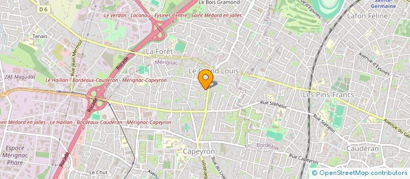 localisation de l'entreprise HESY à MERIGNAC