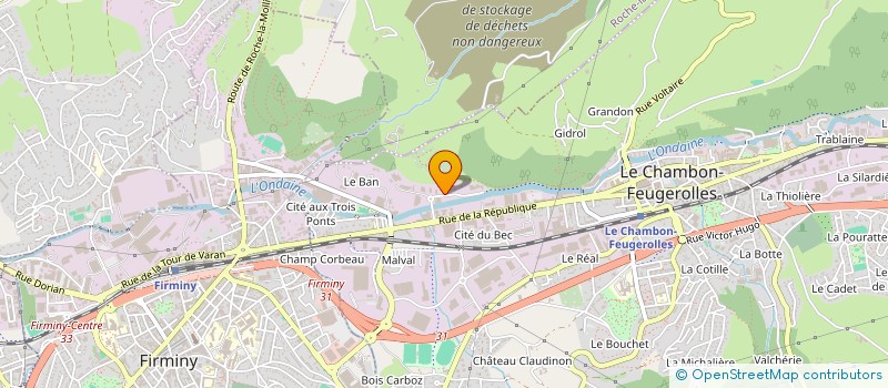 localisation de l'entreprise HESY CONCEPT à LE CHAMBON-FEUGEROLLES