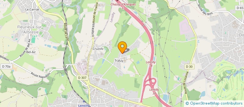 localisation de l'entreprise HESYMA  LENTILLY