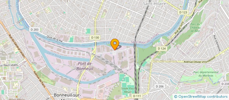 localisation de l'entreprise HET ENTREPOT FRANCHISE à BONNEUIL-SUR-MARNE