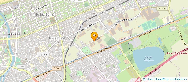 localisation de l'entreprise HET REUZEKOOR (LA CHORALE DU REUZE)  DUNKERQUE