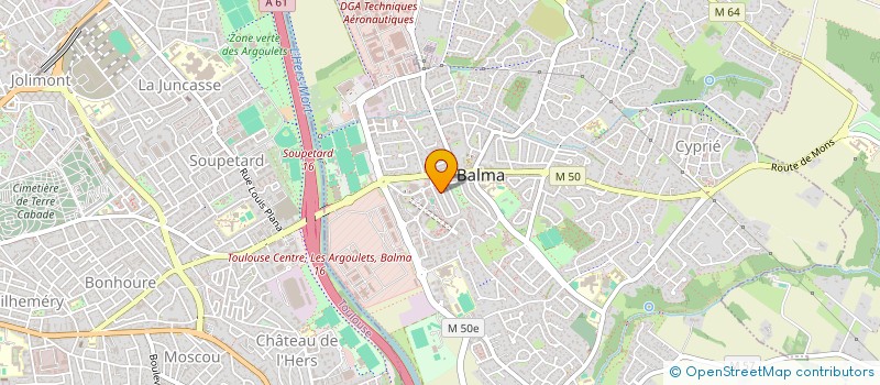 localisation de l'entreprise HETC  BALMA