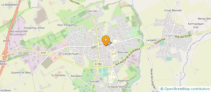 localisation de l'entreprise HETET REALISATION à BRIEC