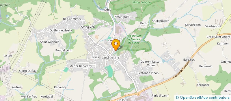 localisation de l'entreprise HETI  ERGUE-GABERIC