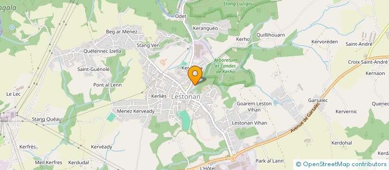 localisation de l'entreprise HETI INVEST à ERGUE GABERIC