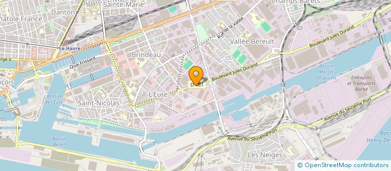 localisation de l'entreprise HETIK à LE HAVRE