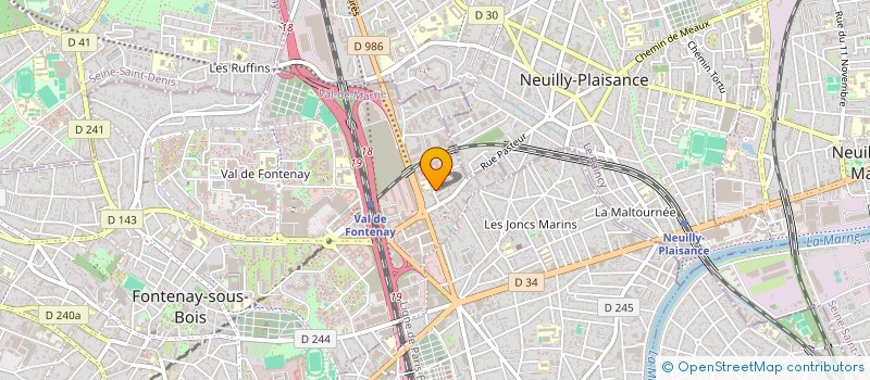 localisation de l'entreprise HETIMMO à FONTENAY-SOUS-BOIS