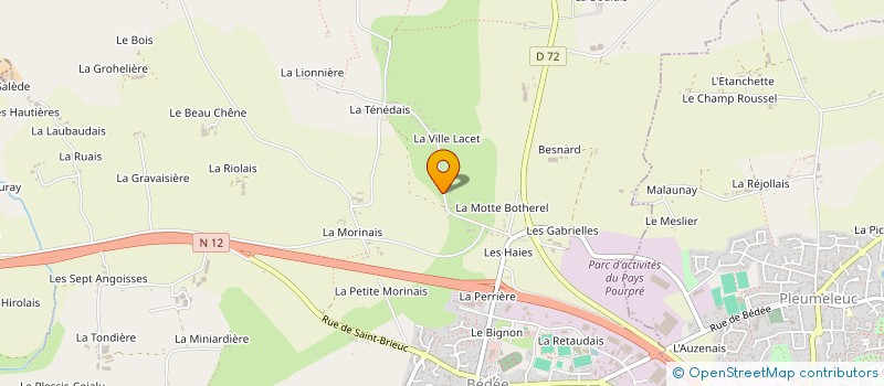 localisation de l'entreprise HETINCELLE  BEDEE