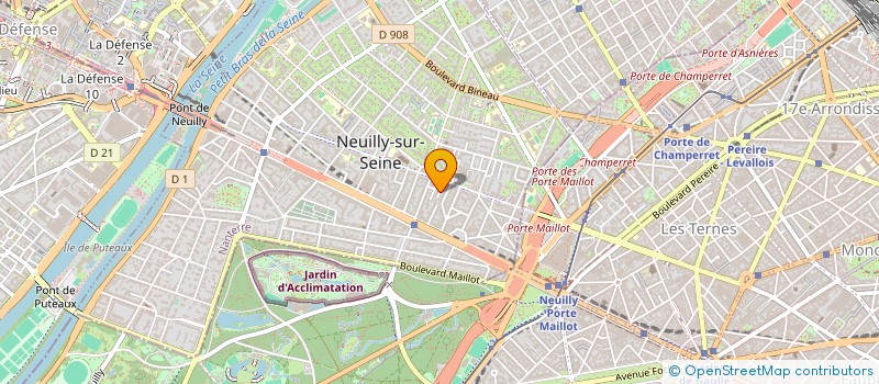 localisation de l'entreprise HETM à NEUILLY-SUR-SEINE