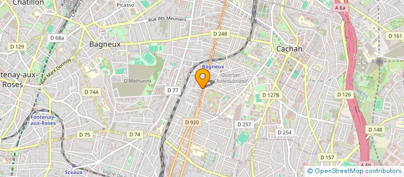 localisation de l'entreprise HETO à BAGNEUX