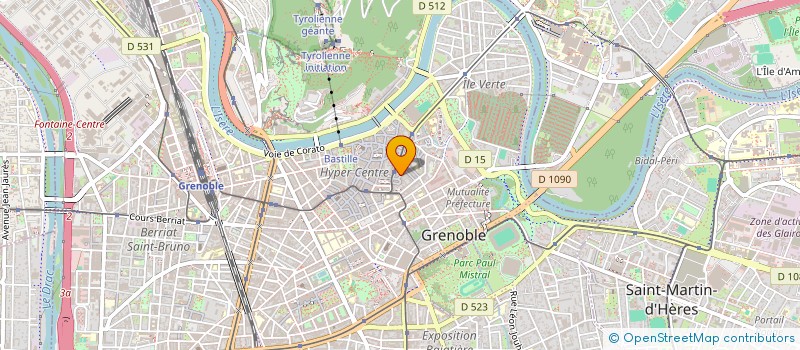 localisation de l'entreprise HETOPIA à GRENOBLE