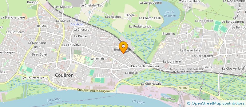 localisation de l'entreprise HETRE OUEST à COUERON