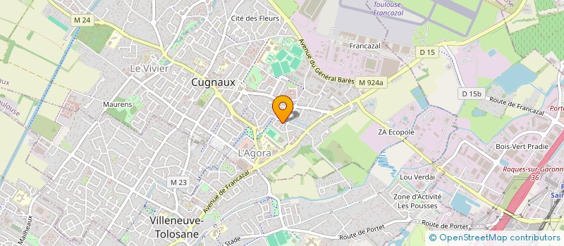 localisation de l'entreprise HETRE SOI - KINESIOLOGIE  CUGNAUX