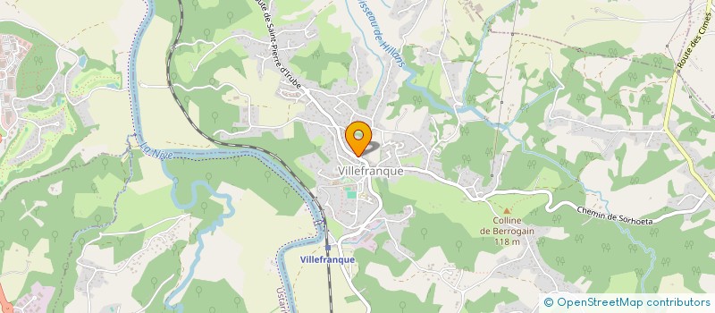 localisation de l'entreprise HETRE TRAVAUX & DECO  VILLEFRANQUE