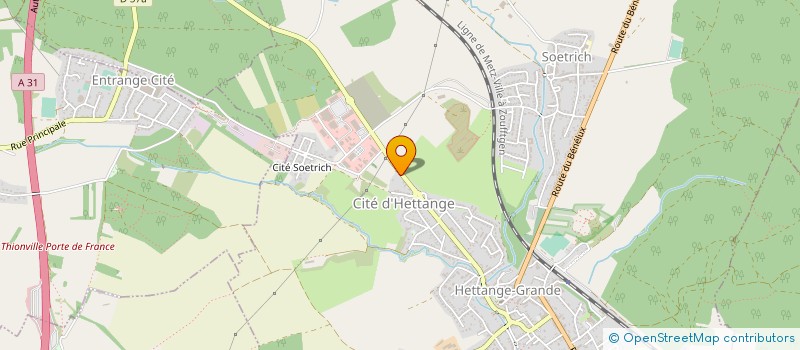 localisation de l'entreprise HETTANGE BRICOLAGE à HETTANGE-GRANDE