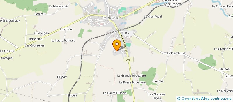 localisation de l'entreprise HETYB  MEDREAC