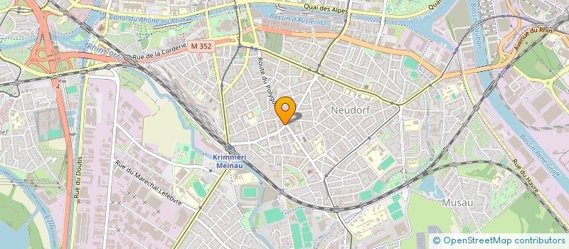 localisation de l'entreprise HETZEL à STRASBOURG