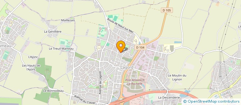 localisation de l'entreprise HEU MUSIQUE  LAGORD