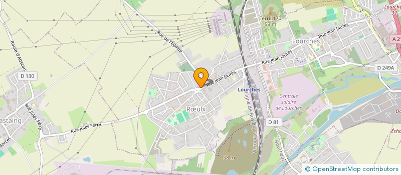 localisation de l'entreprise HEU'ROEULX PAINS à RŒULX