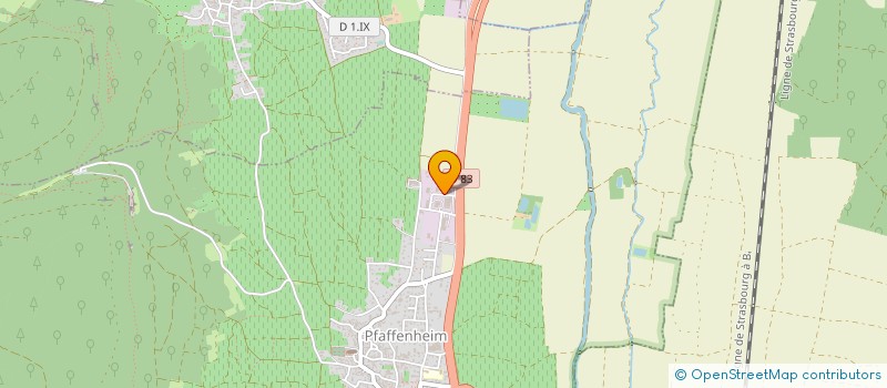 localisation de l'entreprise HEUACKER CONSTRUCTIONS  PFAFFENHEIM