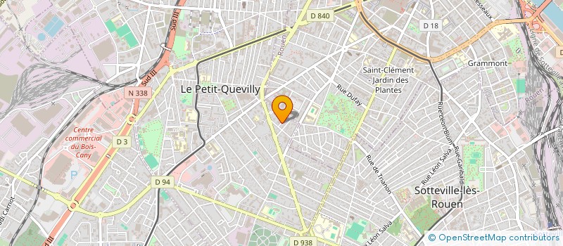 localisation de l'entreprise HEUDE à LE PETIT-QUEVILLY