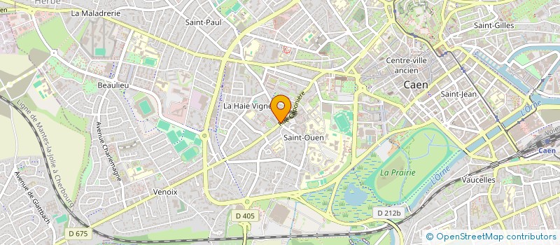localisation de l'entreprise HEUDE & HAUBTMANN à CAEN