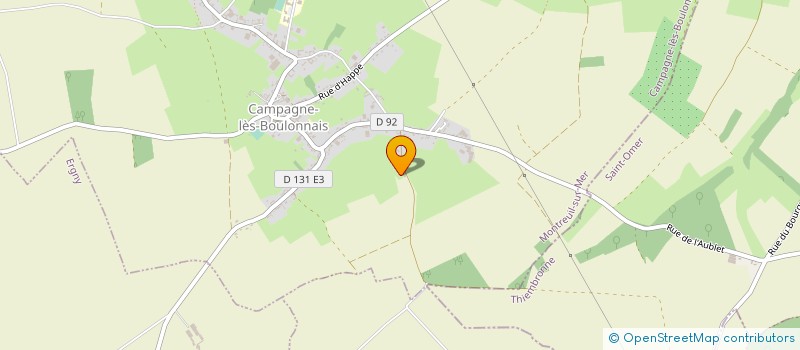 localisation de l'entreprise HEUEL  CAMPAGNE-LES-BOULONNAIS