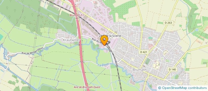 localisation de l'entreprise HEUFT FRANCE à BRUMATH