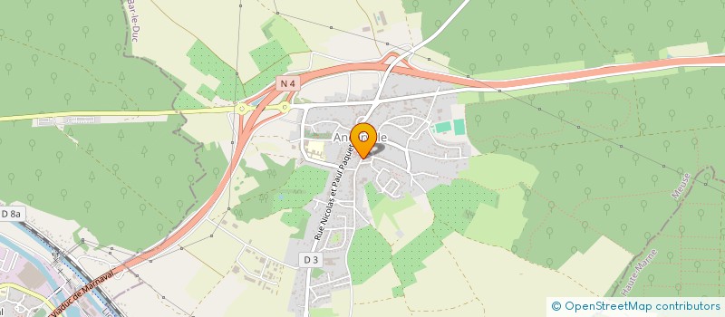localisation de l'entreprise HEUILLON HOLDING à ANCERVILLE