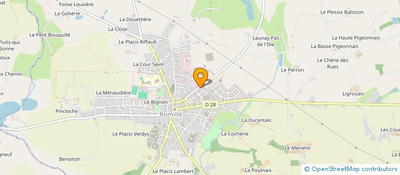 localisation de l'entreprise HEUPHIPEL  ROMILLE